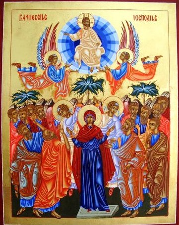 An icon of Pentecost